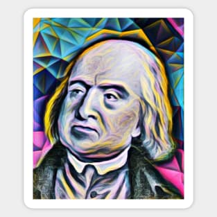 Jeremy Bentham Portrait | Jeremy Bentham Artwork 10 Sticker